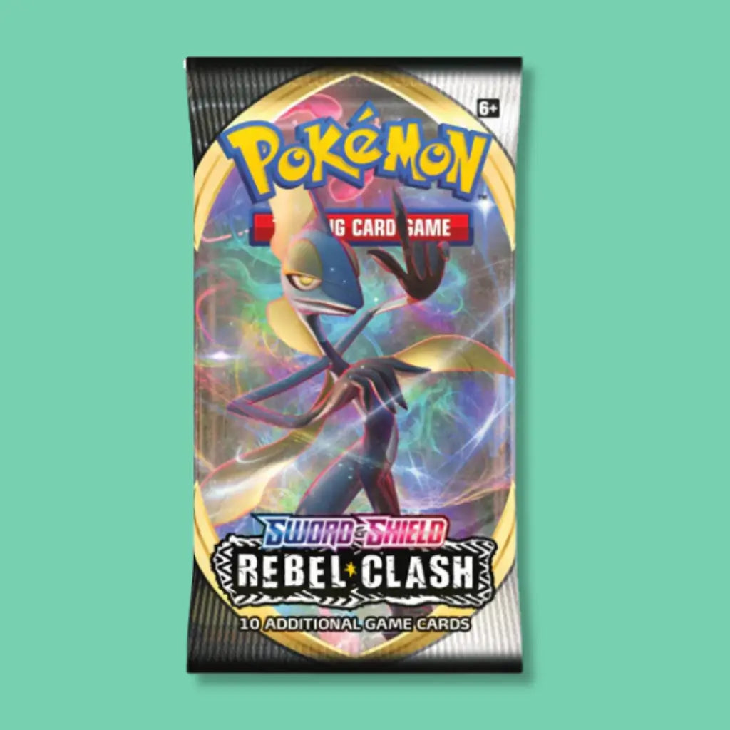 Wholesale Rebel Clash Inteleon Pokémon booster pack, ready to stock in a VTM trading card vending machine.