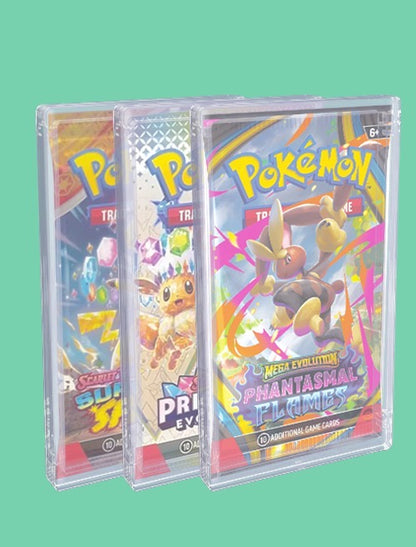 Top-Loader Vending Cases, 50 Pack | Fits Pokémon Booster Packs