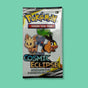 Cosmic Eclipse Sun & Moon TCG sampling pack showcasing Pokemon Lillipup, Oddish, and Tepig with 3 additional game cards included