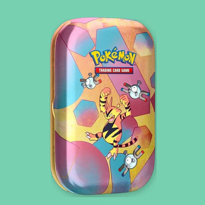 Pokémon Scarlet & Violet 151 Mini Tin, Electabuzz & Magnemite design