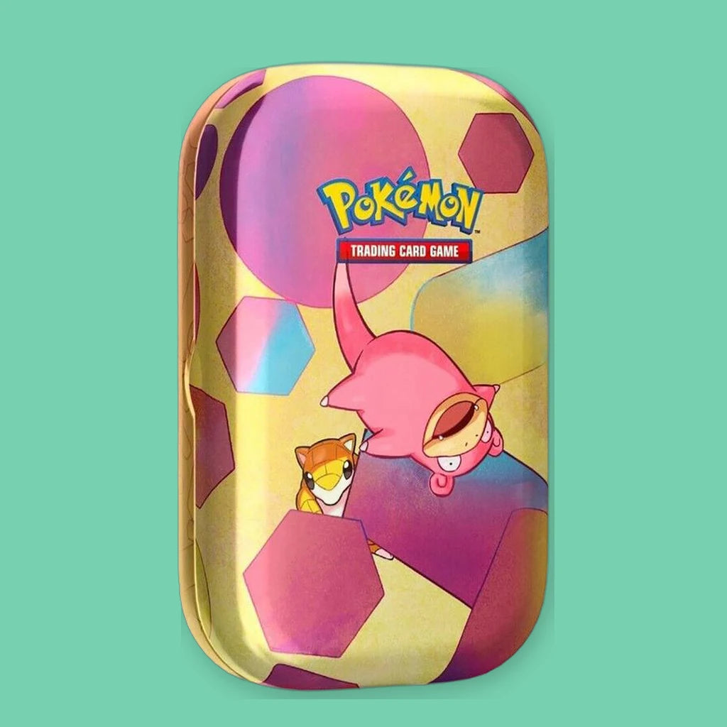 Pokémon Scarlet & Violet 151 Mini Tin, Slowpoke & Sandshrew design