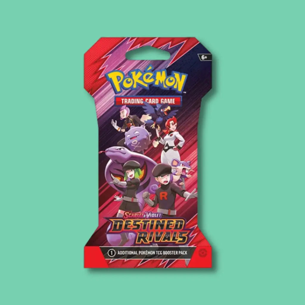 Pokémon Destined Rivals sleeved booster pack (10 cards) from VTM Vending