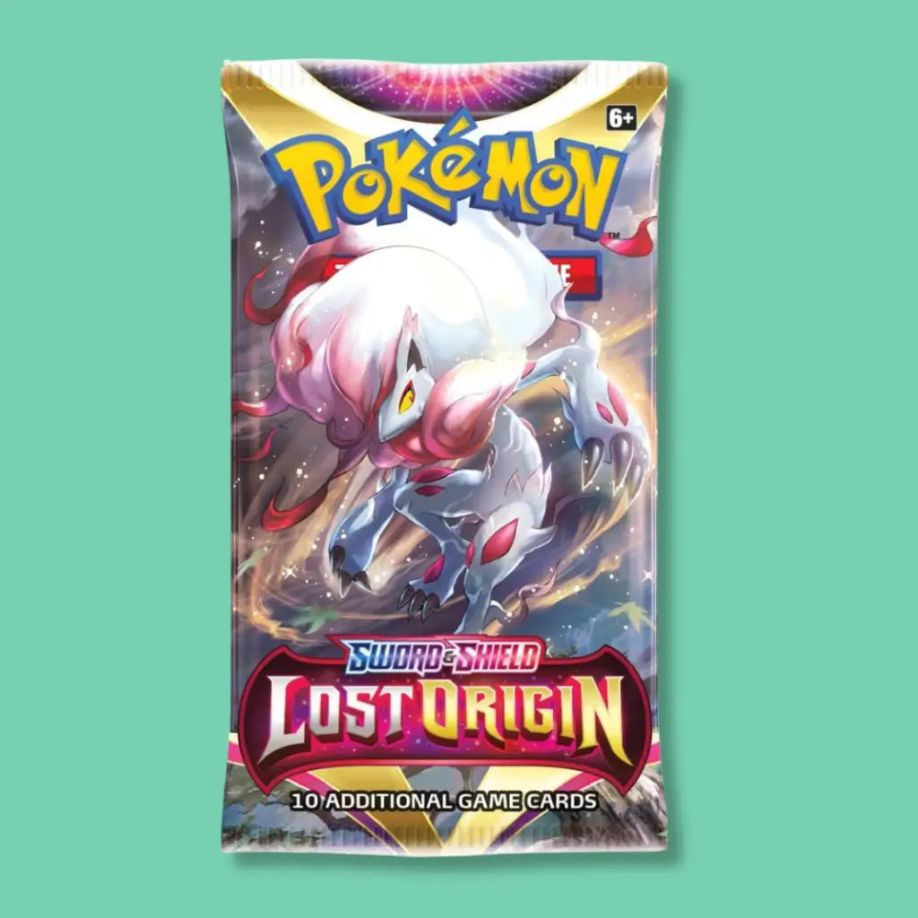Sealed Lost Origin Hisuian Zoroark Pokémon booster pack, wholesale for Pokémon vending machines from VTM Vending.