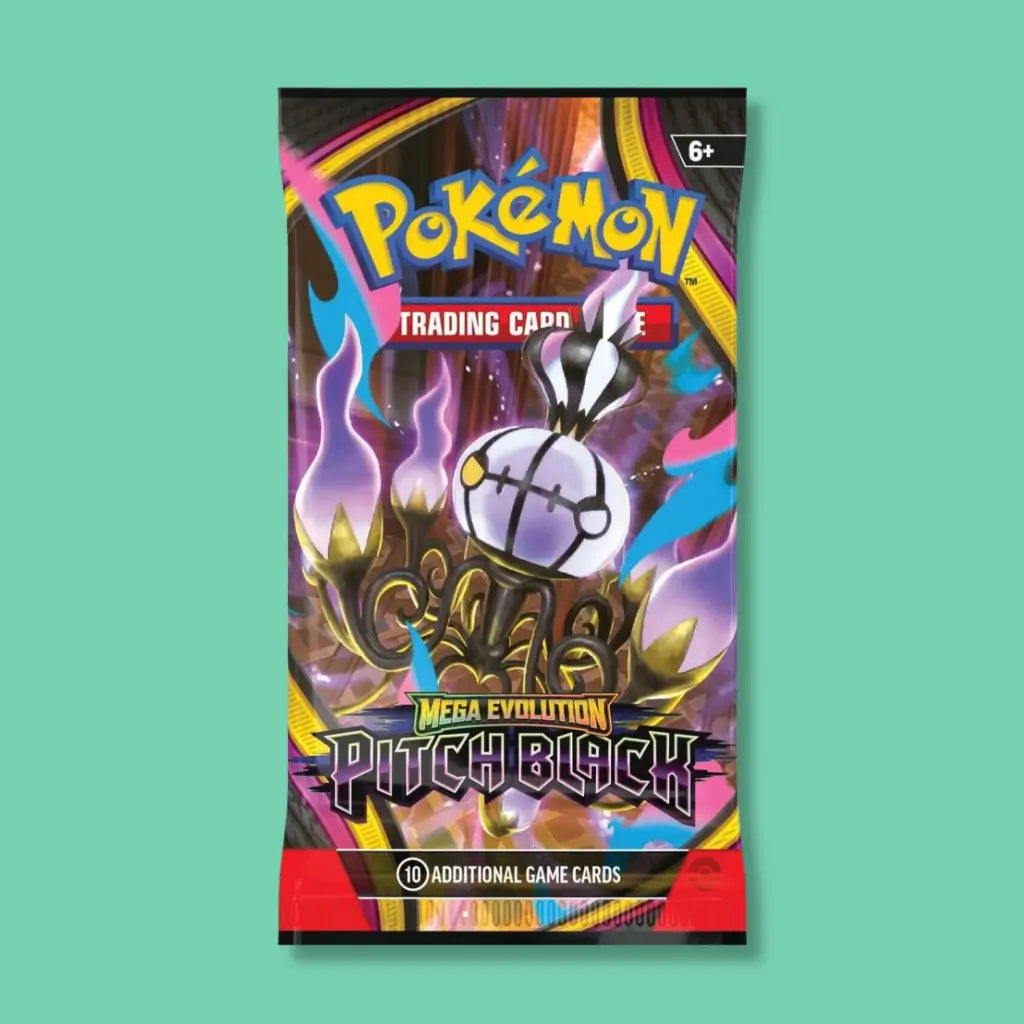 Pokémon Pitch Black booster pack, Mega Chandelure ex artwork