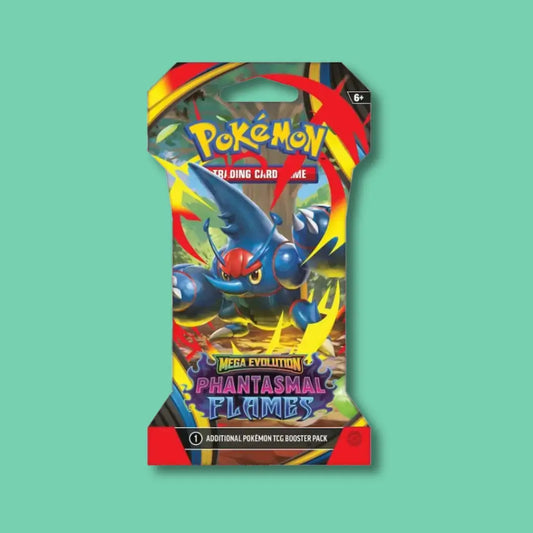 Pokémon Phantasmal Flames sleeved booster pack (10 cards) from VTM Vending