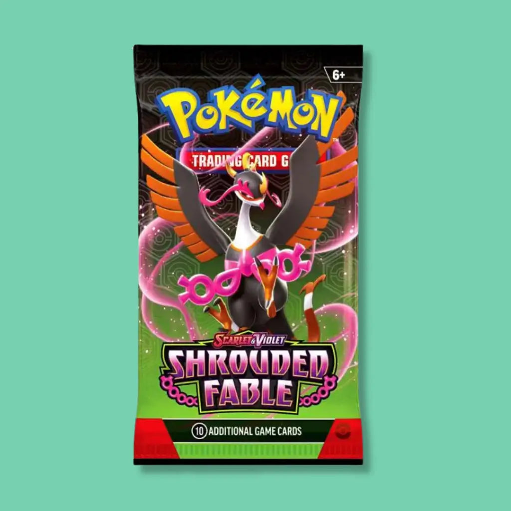 Pokémon Scarlet & Violet Shrouded Fable Fezandipiti booster pack, VTM Vending machine stock