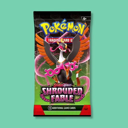 Pokémon Scarlet & Violet Shrouded Fable Fezandipiti booster pack, VTM Vending machine stock