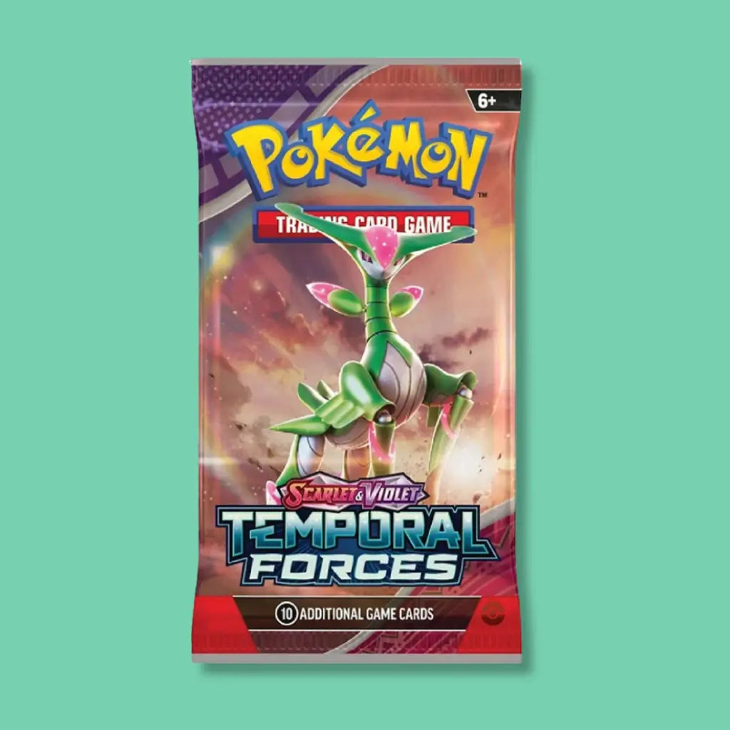 Temporal Forces Iron Leaves Pokémon booster pack for vending machines — sealed wholesale singles from VTM Vending.